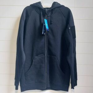 NEW Helikon-Tex Urban Tactical Hoodie Lite Full Zip Men's Large Black Jacket